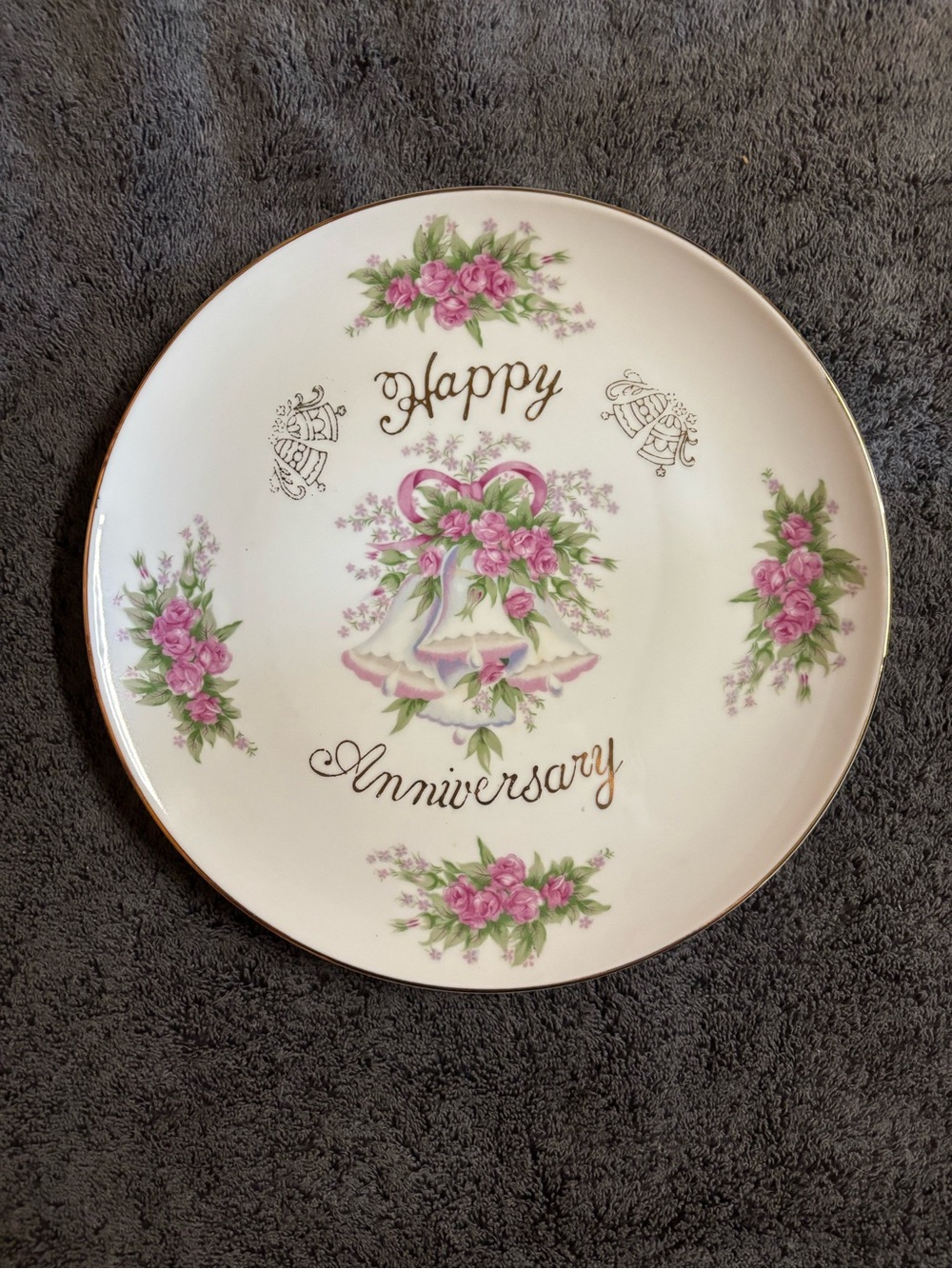 Vintage Ucagco / UCGC Japanese Porcelain Decorative Anniversary Plate